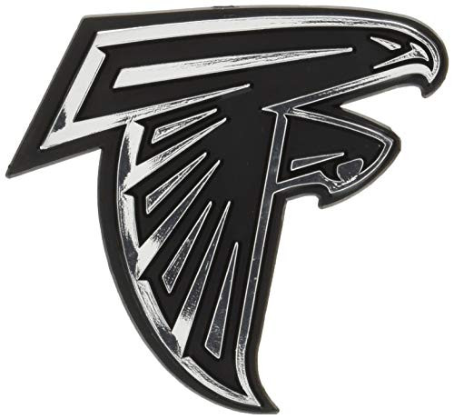 NFL Atlanta Falcons Chrome Automobile Emblem