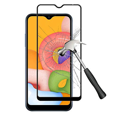 2-Pack  Sinwere Compatible for Samsung Galaxy A01  Full Coverage  Tempered Glass Screen Protector  Anti-Scratch Bubble Free Screen Protector