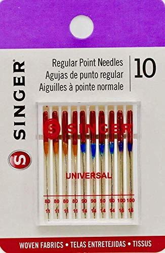 Sewing Machine Needles  Singer S4790 Universal Assorted  Fits Singer  Janome  Kenmore  Brother  Pfaff  Bernina  Elna  Toyota  Viking  Husqvarna  New-Home
