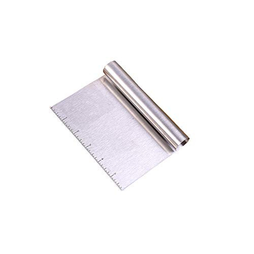 Stainless Steel Pastry Scraper-Bench Scraper Chopper Best as Pizza and Dough Cutter 2PCS Stainless Steel Pastry Scraper-Bench Scraper Chopper Best as Pizza and Dough Cutter 2PCS
