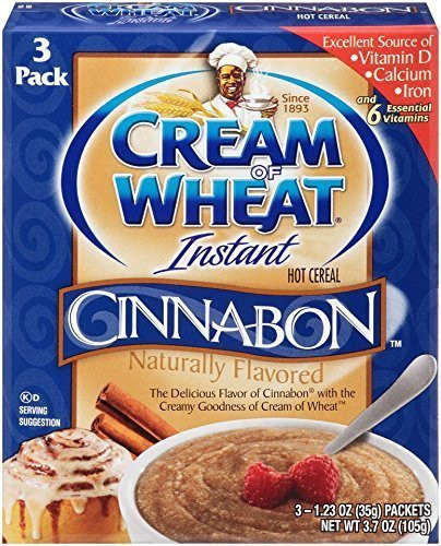 Cream of Wheat Cinnabon flavor Instant Hot Cereal 1-23 ounce  3 pack