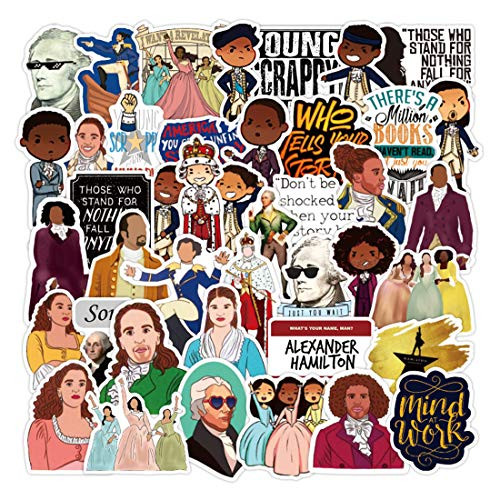 50Pcs TV Hamilton Stickers for Water Bottle Cup Laptop Guitar Car Motorcycle Bike Skateboard Luggage Box Vinyl Waterproof Graffiti Patches XQX 50Pcs TV Hamilton Stickers for Water Bottle Cup Laptop Guitar Car Motorcycle Bike Skateboard Luggage Box Vinyl Waterproof Graffiti Patches XQX