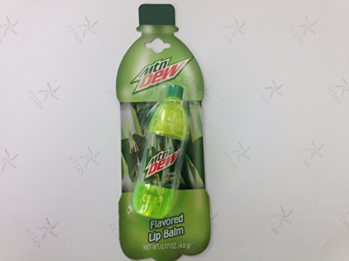 Mountain Dew Flavored Lip Balm in a Bottle
