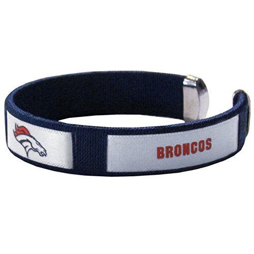 NFL Siskiyou Sports Fan Shop Denver Broncos Fan Bracelet One Size Team Color NFL Siskiyou Sports Fan Shop Denver Broncos Fan Bracelet One Size Team Color