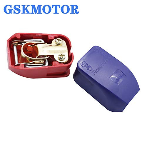 GSKMOTOR 12V Pair Quick Release Battery Terminals Clamps Fit Car Caravan One Motorhome Replacement