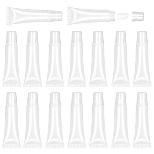JIUZHU 80PCS 10ml Empty Tubes Lip empty lip gloss containers for Lip Gloss Balm Cosmetic