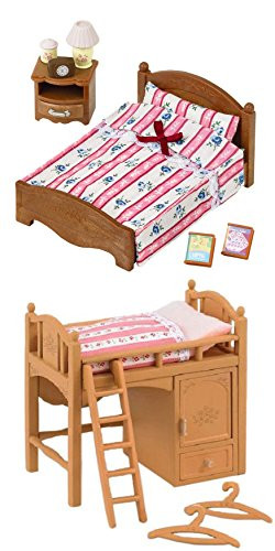 2 Bed Sets  Single Bunk Bed and Semi-Double Bed (Japan Import)