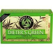 A BOX TRIPLE LEAF DIETER S GREEN HERBAL TEA 1-4 OZ  FAST SHIPPING