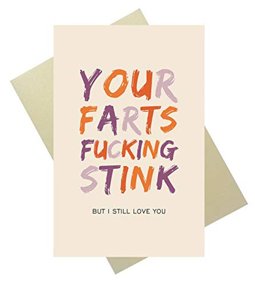 OJsensai Naughty Greeting Card  Funny  Hilarious  Rude Greeting Card for Lovers  I Still Love You