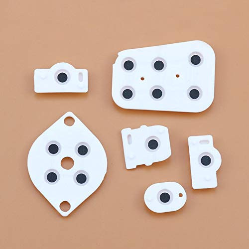 Silicone Conductive Rubber Pads Keypad Button Adhesive for Nintendo 64 N64 Console Buttons Repair Part