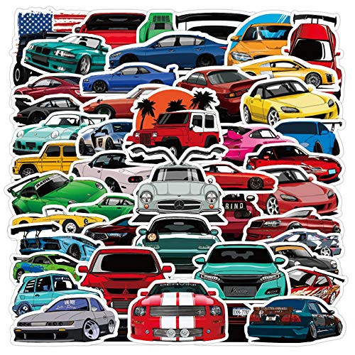SEBADA 50Pcs HellaFlush Refitted Vehicle Stickers for Laptop Motorcycle Bicycle Skateboard Luggage Decal Graffiti Patches No-Duplicate Sticker Pack  HXQX