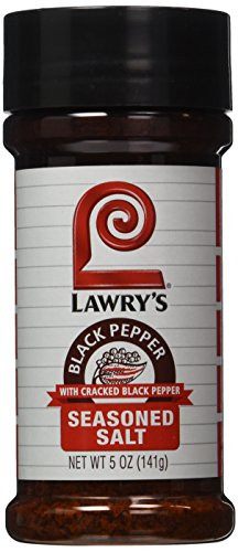 Lawrys Seasoned Salt Black Pepper  5 oz