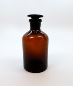 SEOH 250ml Capacity Amber Glass Reagent Bottle