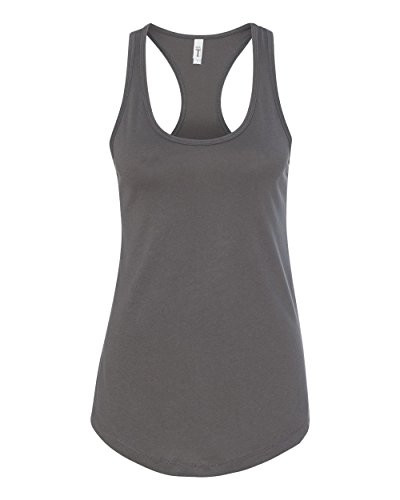 Next Level Apparel Women s Ideal Racerback Tank - Large - Dark Gray