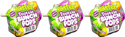 Tootsie Bunch Pops Easter Candy Basket Stuffer  Pack of 3