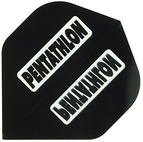 US Darts - 3 Sets 9 Flights Pentathlon Standard Black Dart Flights