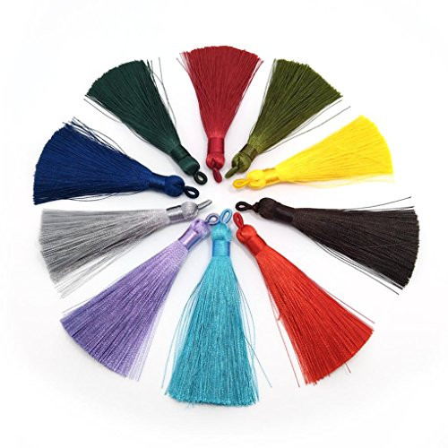 20Pcs Suede Handmade Tiny Soft Tassels Mini Tassels Colorful Tassels  Earring Tassels Assorted Colors Randomly 33