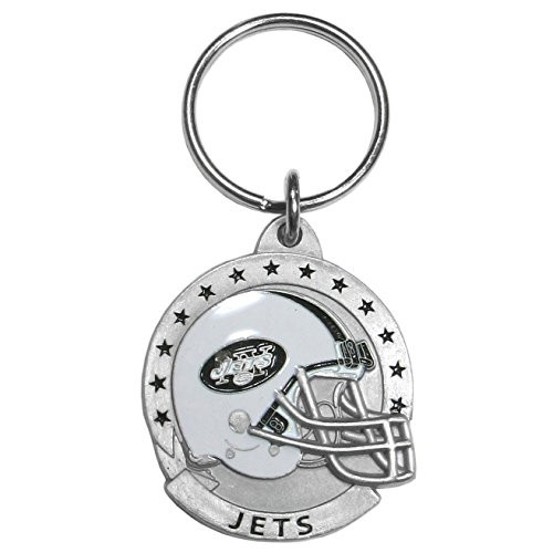 NFL Siskiyou Sports Fan Shop New York Jets Carved Metal Key Chain One Size Team Color NFL Siskiyou Sports Fan Shop New York Jets Carved Metal Key Chain One Size Team Color