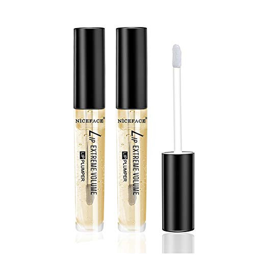 Lip Plumper Gloss  COOSA Lip Plumper Lipstick Plumper Treatment Moisturize Clear Lip Plump Balm Kit  Enhancer Fuller   Hydrated Lips 2PCS