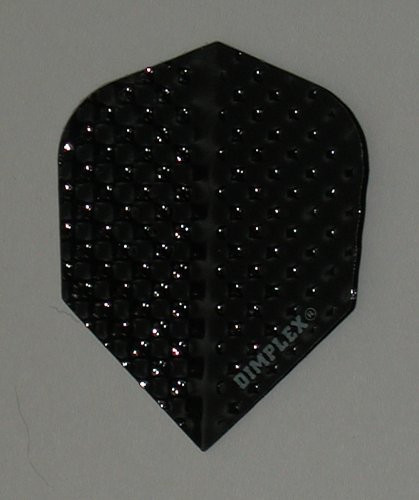 US Darts - 3 Sets 9 Flights Dimplex True Black Standard Dart Flights