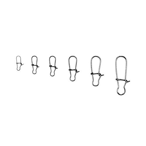 Eagle Claw Tackle Dual Lock Snaps Black Size2 10pcs  01172-002