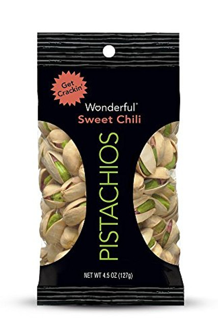 Wonderful Pistachios Sweet Chili Flavored 4-5 Ounce Wonderful Pistachios Sweet Chili Flavored 4-5 Ounce