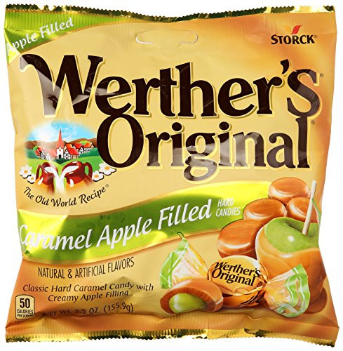 Werthers Caramel Apple Filled Hard Candies  5-5 oz