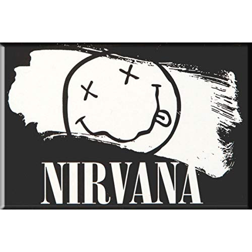 Nirvana C D Visionary Magnet - Smiley Paint