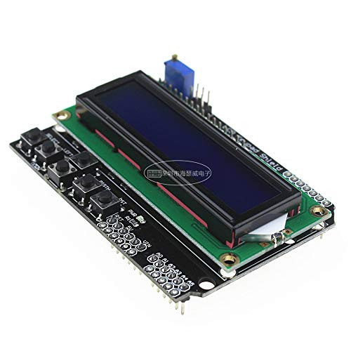1602 LCD Keypad Shield 1602 LCD Expansion Shield Board Blue Backlight 4-5-5-5V for Arduino Duemilanove Robot