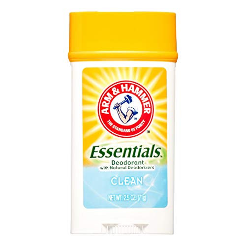 Arm   Hammer Essentials Deodorant with Natural Deodorizers Clean - 2-5 oz