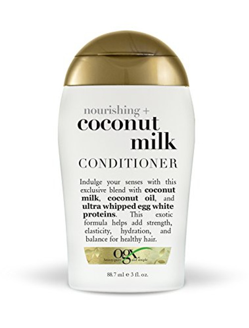 OGX Nourishing Coconut Milk Conditioner 3 Ounce Trial Size OGX Nourishing Coconut Milk Conditioner 3 Ounce Trial Size