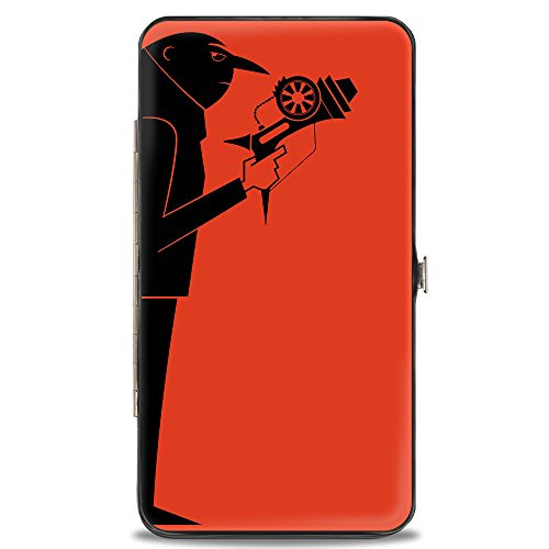 Buckle-Down Hinge Wallet - Dru Pose Red-Black  Gru Pose Black-Red