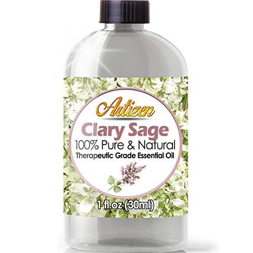 Artizen Clary Sage Essential Oil 100 Pure Natural - UNDILUTED Therapeutic Grade - Huge 1oz Bottle - Perfect for Aromatherapy Relaxation Skin Therapy More! Artizen Clary Sage Essential Oil 100 Pure Natural - UNDILUTED Therapeutic Grade - Huge 1oz Bottle - Perfect for Aromatherapy Relaxation Skin Therapy More!
