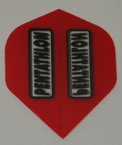 US Darts - 3 Sets 9 Flights Pentathlon Standard RED Ex-Tough Dart Flights
