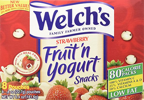 Welch s Strawberry Fruit n Yogurt Snacks 8 Pouches