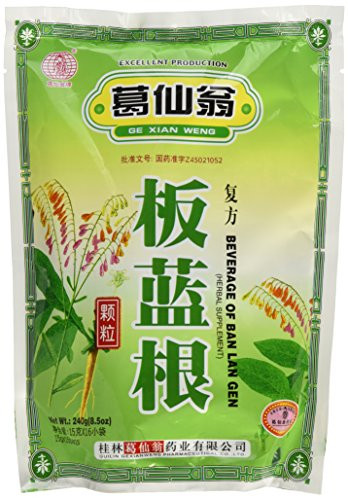 Banlangen TEA   Fufang Banlangen Keli   15 Individual Sachets