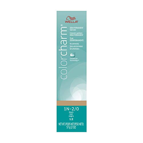 Wella Color Charm Demi Permanent Hair Color 1n Black 2 oz Wella Color Charm Demi Permanent Hair Color 1n Black 2 oz