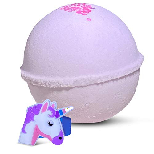 Bubble Bath Bomb for Kids with Surprise Ring Inside Unicorn Ring