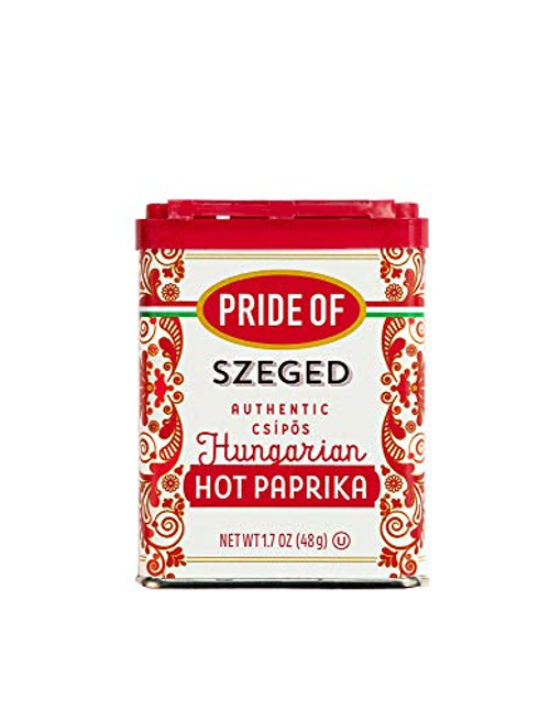 Pride Of Szeged Hungarian Hot Paprika  1-7 oz- Tin  1-Count