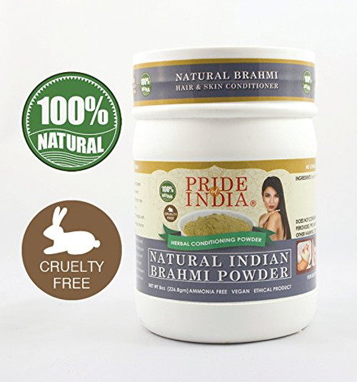 Pride Of India - Indian Brahmi Bacopa Monnieri Herbal Hair Skin Care Powder Half Pound 100 Natural Pride Of India - Indian Brahmi Bacopa Monnieri Herbal Hair Skin Care Powder Half Pound 100 Natural