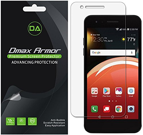 6-Pack  Dmax Armor for LG Zone 4 Screen Protector  Anti-Bubble High Definition Clear Shield