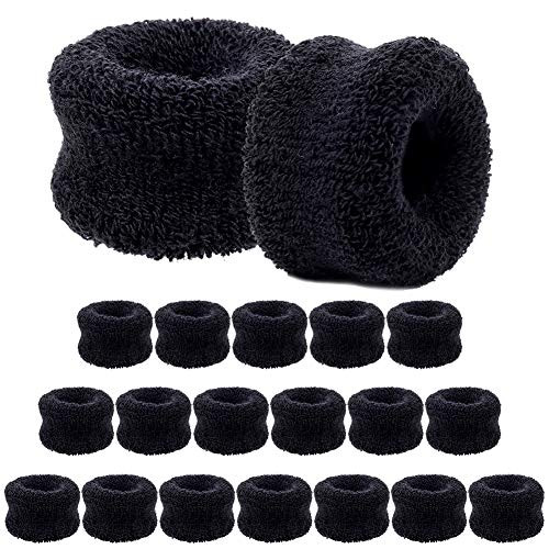 DesertCreations Hair Bands Ties Large Cotton Stretch Hair Ties Bands Rope Ponytail Holders Headband for Thick Heavy or Curly Hair Hair Accessories 20 Pieces