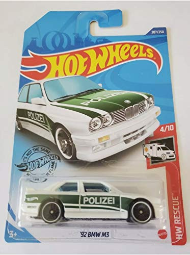 Hot Wheels 2020 Hw Rescue  92 M3 Polizei  White 207-250