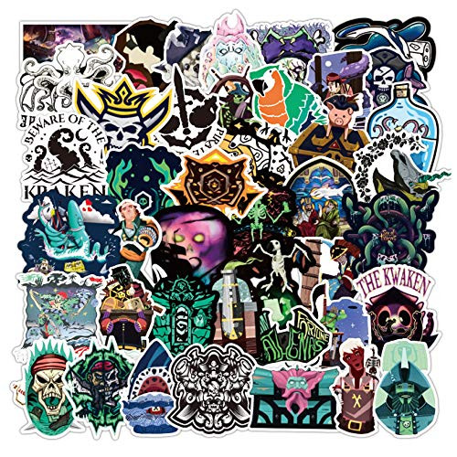 SEBADA 100Pcs Sea of Thieves Stickers for Laptop Motorcycle Bicycle Skateboard Luggage Decal Graffiti Patches No-Duplicate Sticker Pack  HXQX
