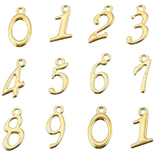 100pcs Mixed Antique Gold Plated 0-9 Figures Numbers Charms Pendant Necklace Bracelet DIY Jewelry Making Accessories B049 100pcs Mixed Antique Gold Plated 0-9 Figures Numbers Charms Pendant Necklace Bracelet DIY Jewelry Making Accessories B049