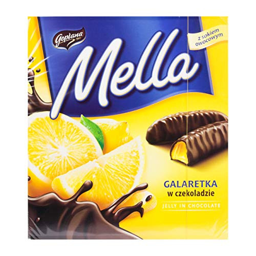 Jutrzenka MELLA Cocolate Coated Lemon Jelly 6-7oz Jutrzenka MELLA Cocolate Coated Lemon Jelly 6-7oz