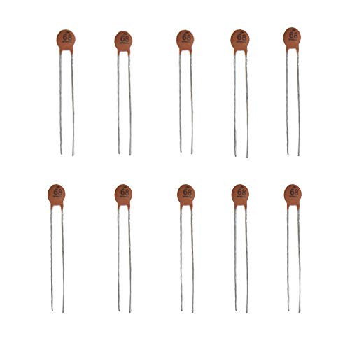 Oak-Pine 300pcs 30 Values 2pf-0-1UF Ceramic Capacitor Set  DIP Monolithic Multilayer Ceramic Chip Capacitors Assortment Kit