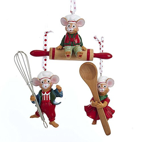 Kurt Adler YAMH5143 Ornament Set 3 Piece