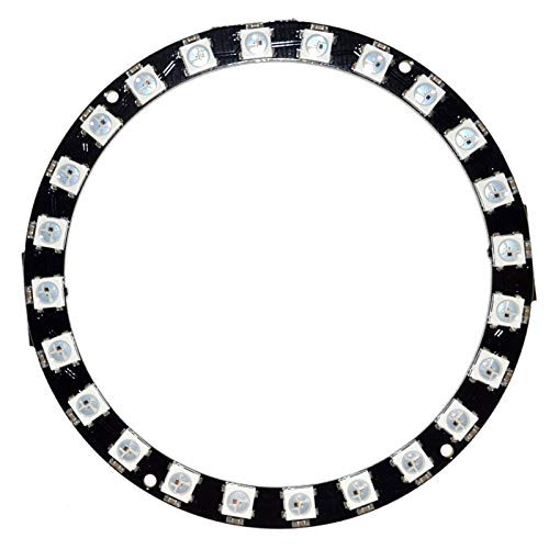 ARCELI 24 Bits WS2812 5050 RGB LED Ring Lamp Light with Integrated Drivers