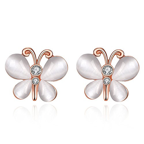 LEKANI Ear Cuff Hoop Climber S925 Sterling Silver Leaf Crawler Cuffs Wrap Earrings Hypoallergenic Earring Stud for Wowen Rose Gold-2